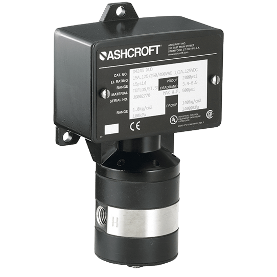 Ashcroft Differential Pressure Switch, D-Series Nema 4